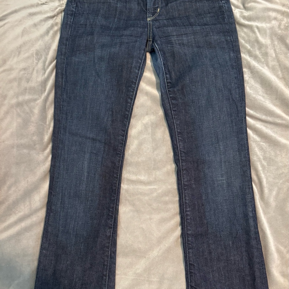 Citizens Of Humanity Dark Blue Boot Cut Jeans